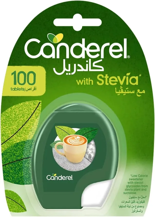 كانديريل مع محلي ستيفيا 100 قرص