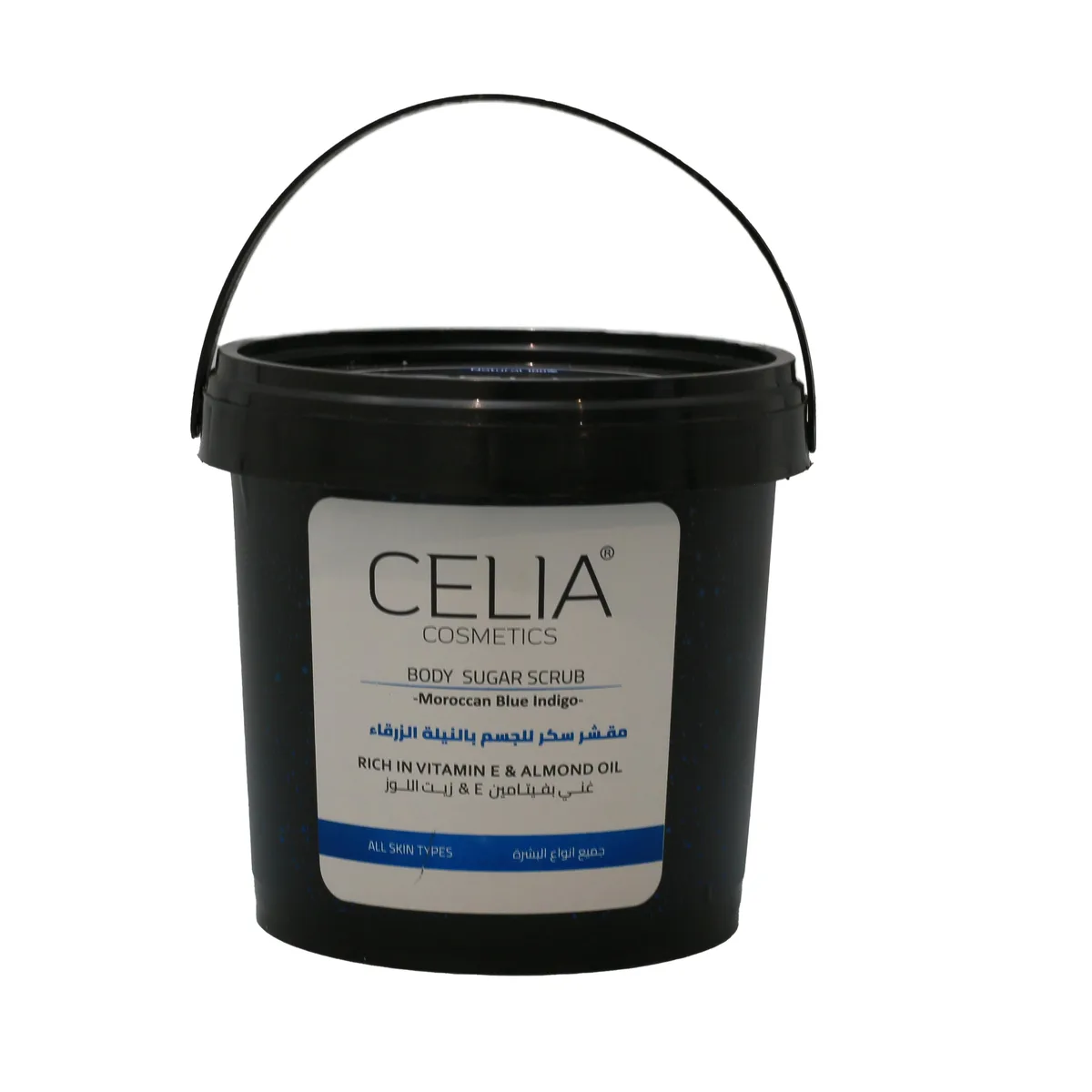 Celia Body Oil Suger Scrub With Blue Indigo 500 G