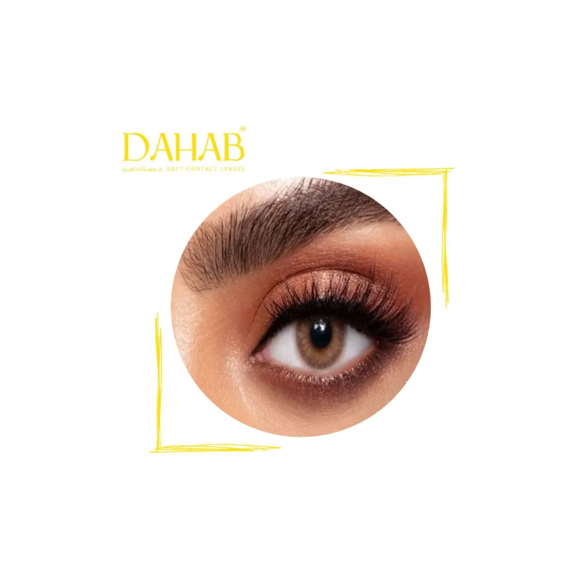 ذهب عدسات يومية لون كات أي