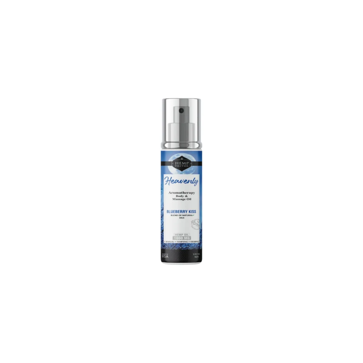 Hemp Doctor Aromatherapy Romantic Massage Oil Blueberry Kiss 120 Ml