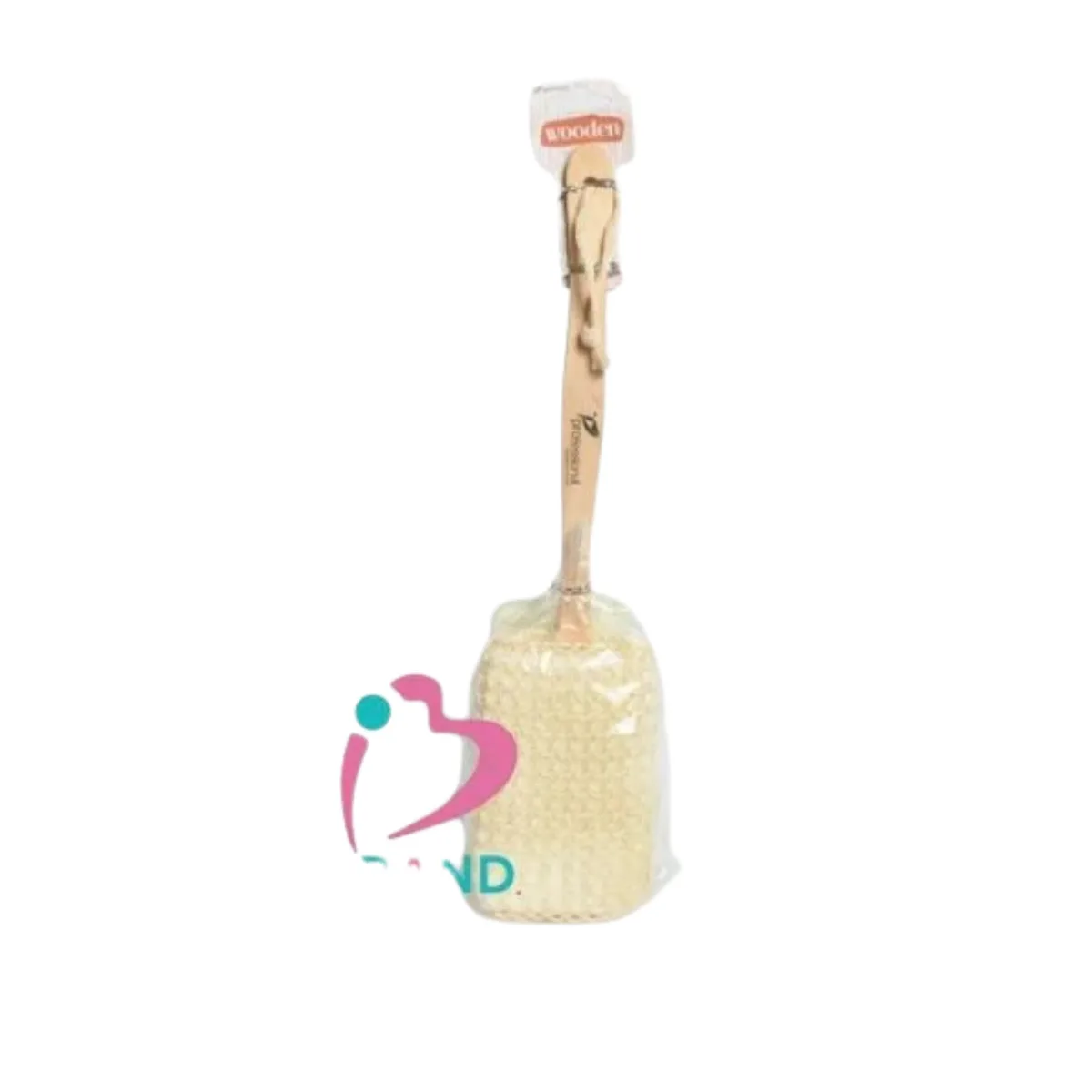 Professional Wooden Back Loofah 4504