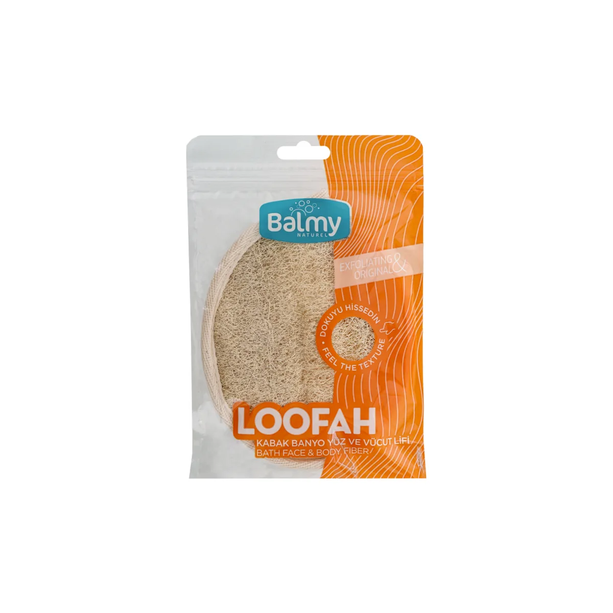 Balmy Natural Loofah Bath Sponge/Circular