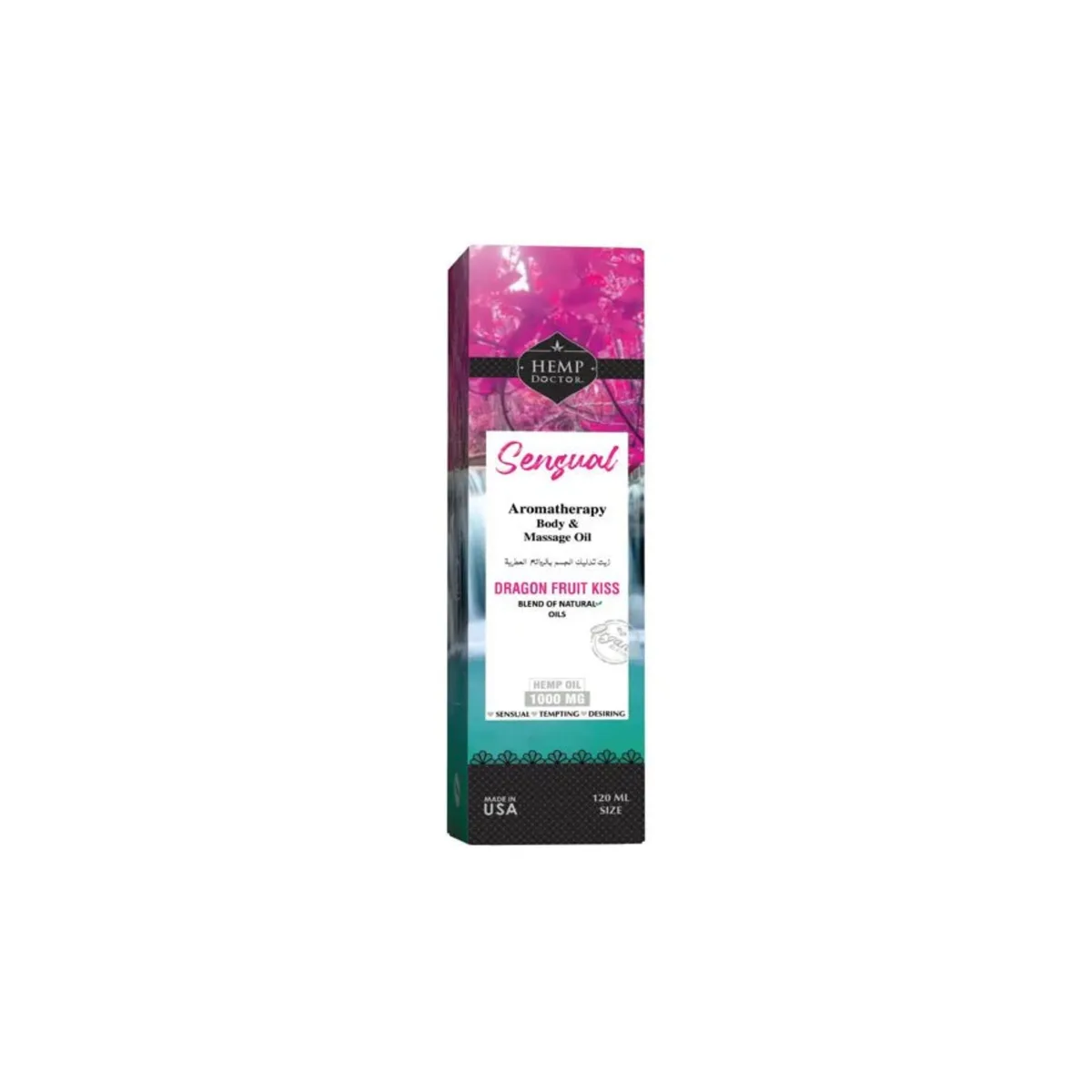Hemp Doctor Aromatherapy Romantic Massage Oil Dragan Kiss 120 Ml