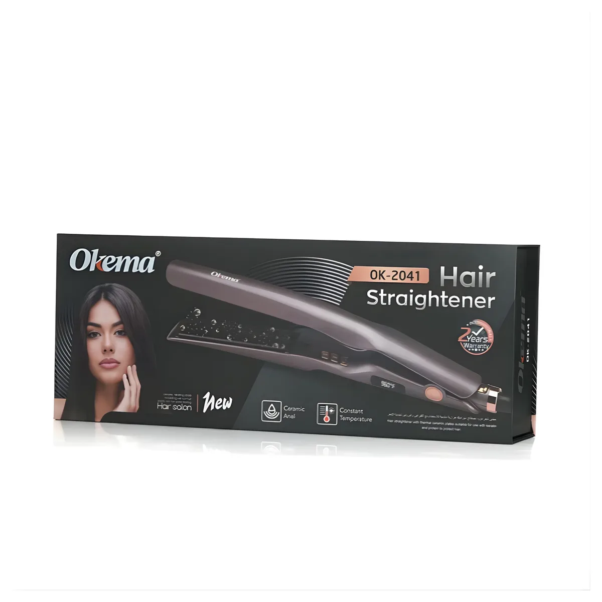 اوكيما سيراميك شعر مزود بصفائح حرارية Ok-2041