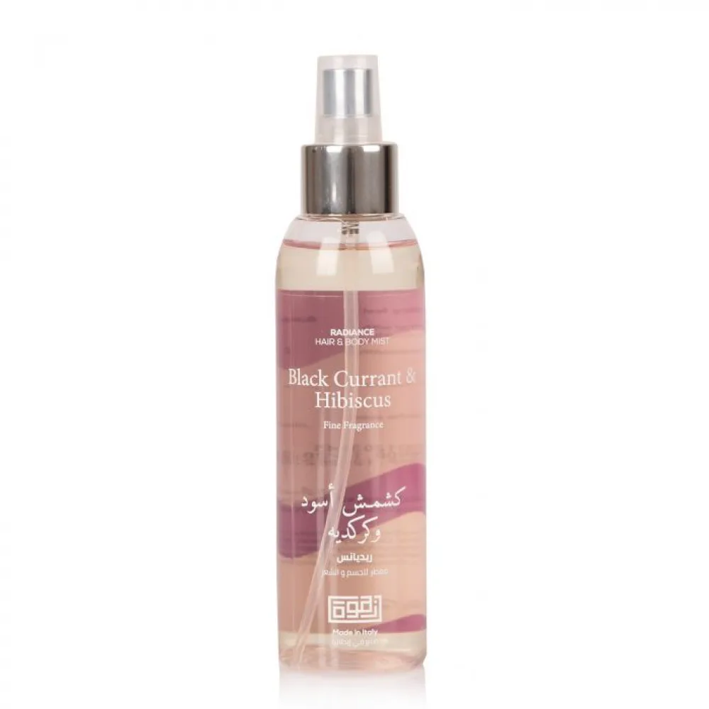 ريديانس معطر كشمش اسود وكركديه للشعر والجسم ١٥٠ مل