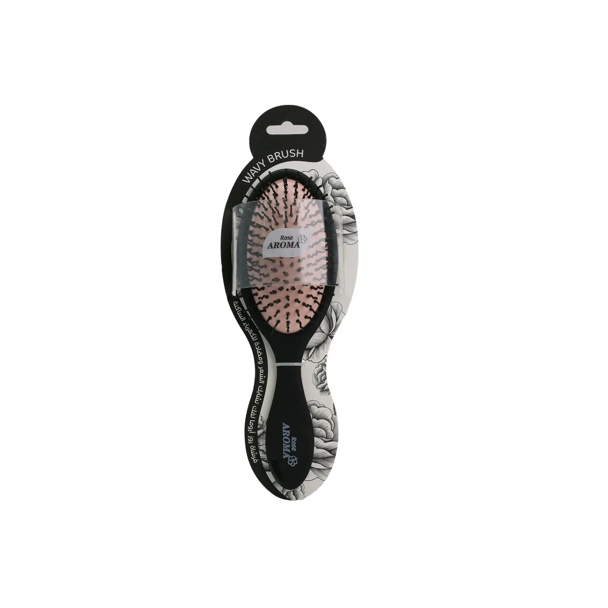 Rose Aroma Zigzag Heads Hairbrush