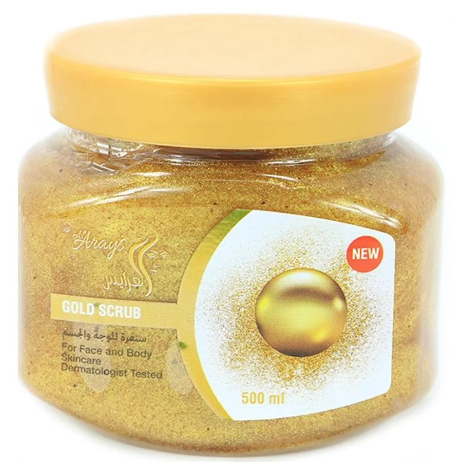 Alarayes Scrub Body and Face Gold 500ml
