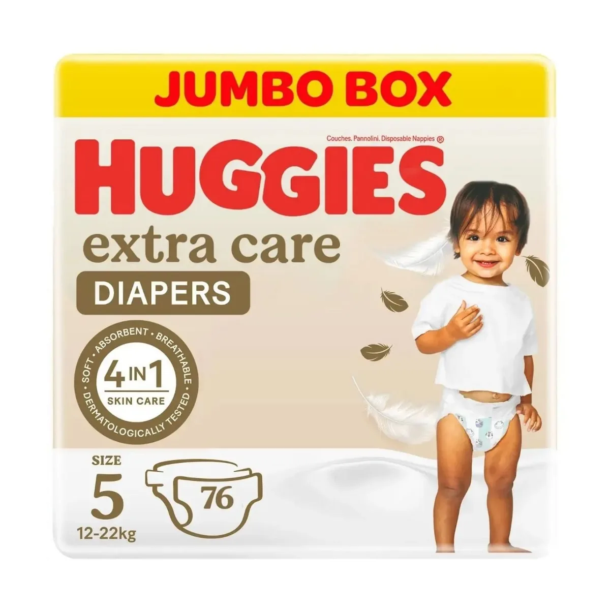 Huggies Extra Care Size Jumbo Box Size ( 5 ) 76 Diper
