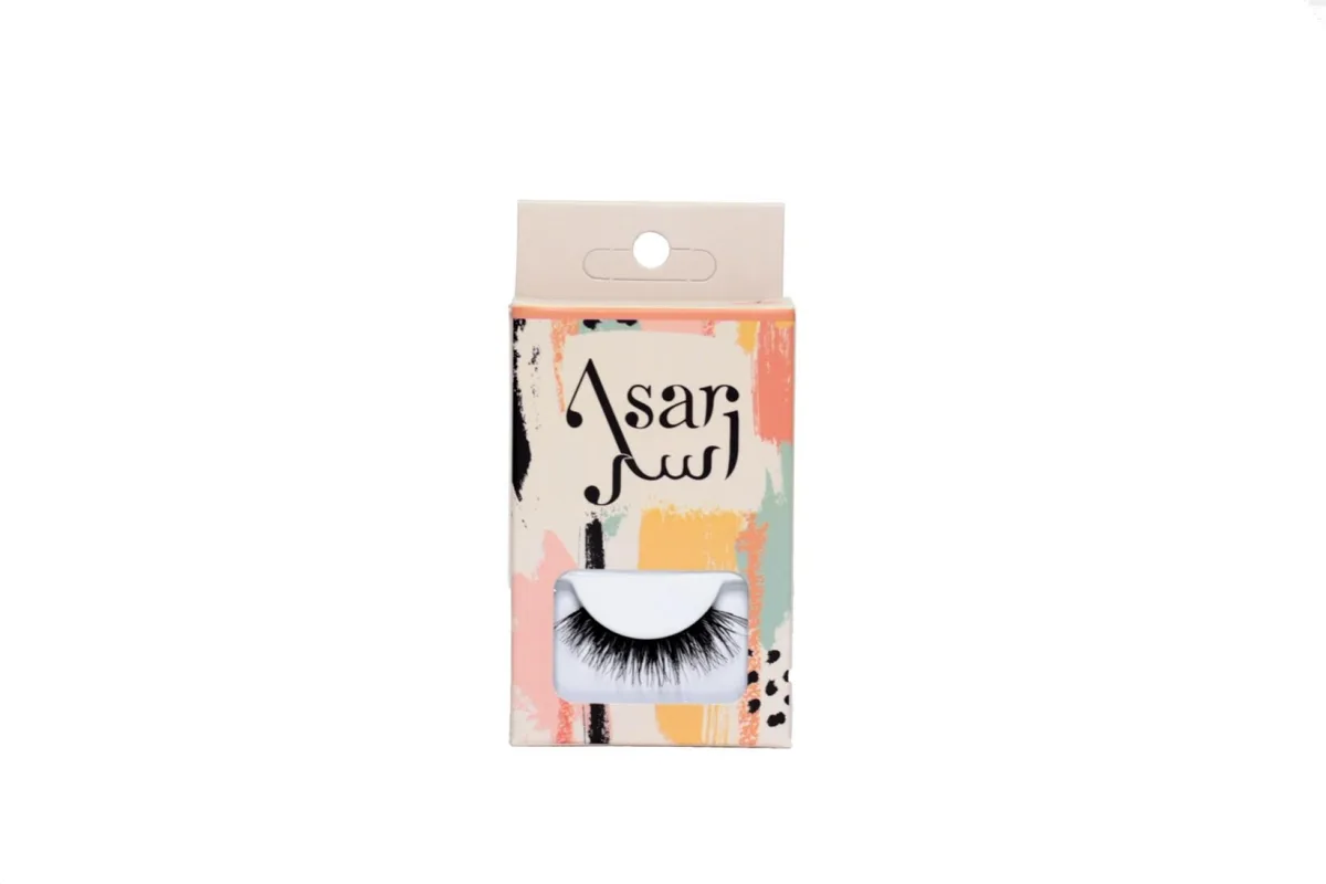 اسار رموش من الشعر الطبيعي طبقة واحدة (8)