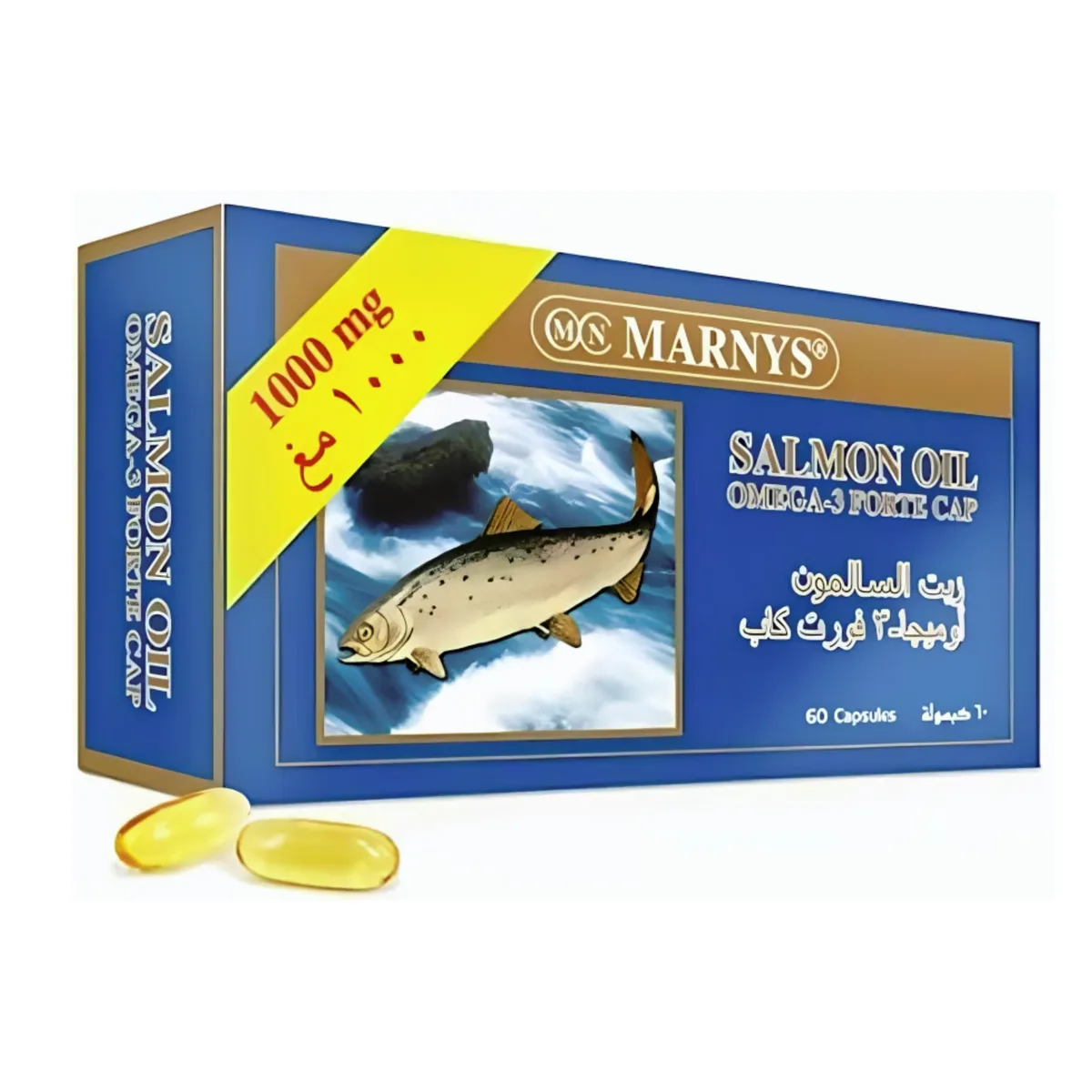 Marnys Salamon Oil Omega-3 Forte Cap 60 Capsules