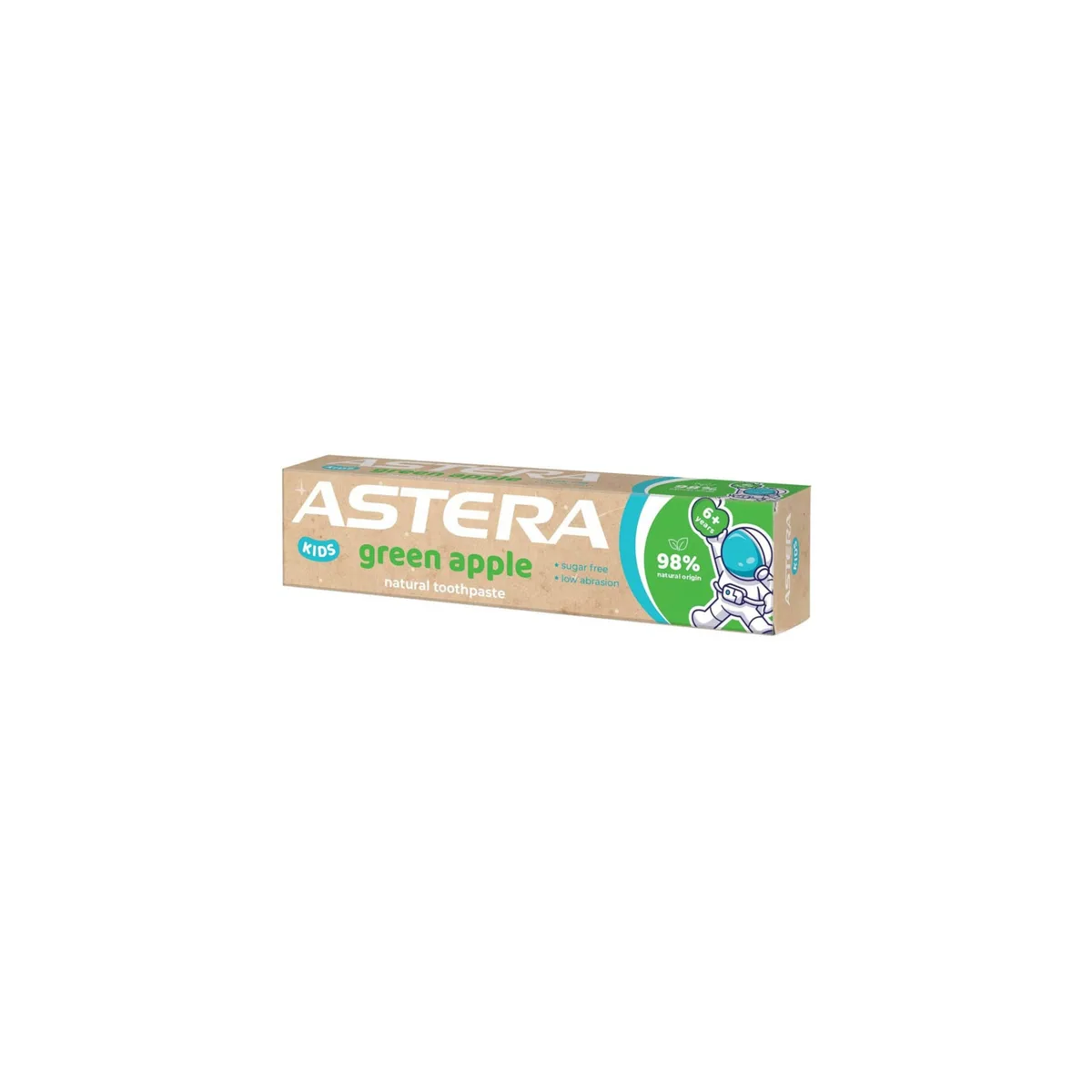 Astera Kids Green Apple 6 + Years Natural Toothpaste 50 Ml