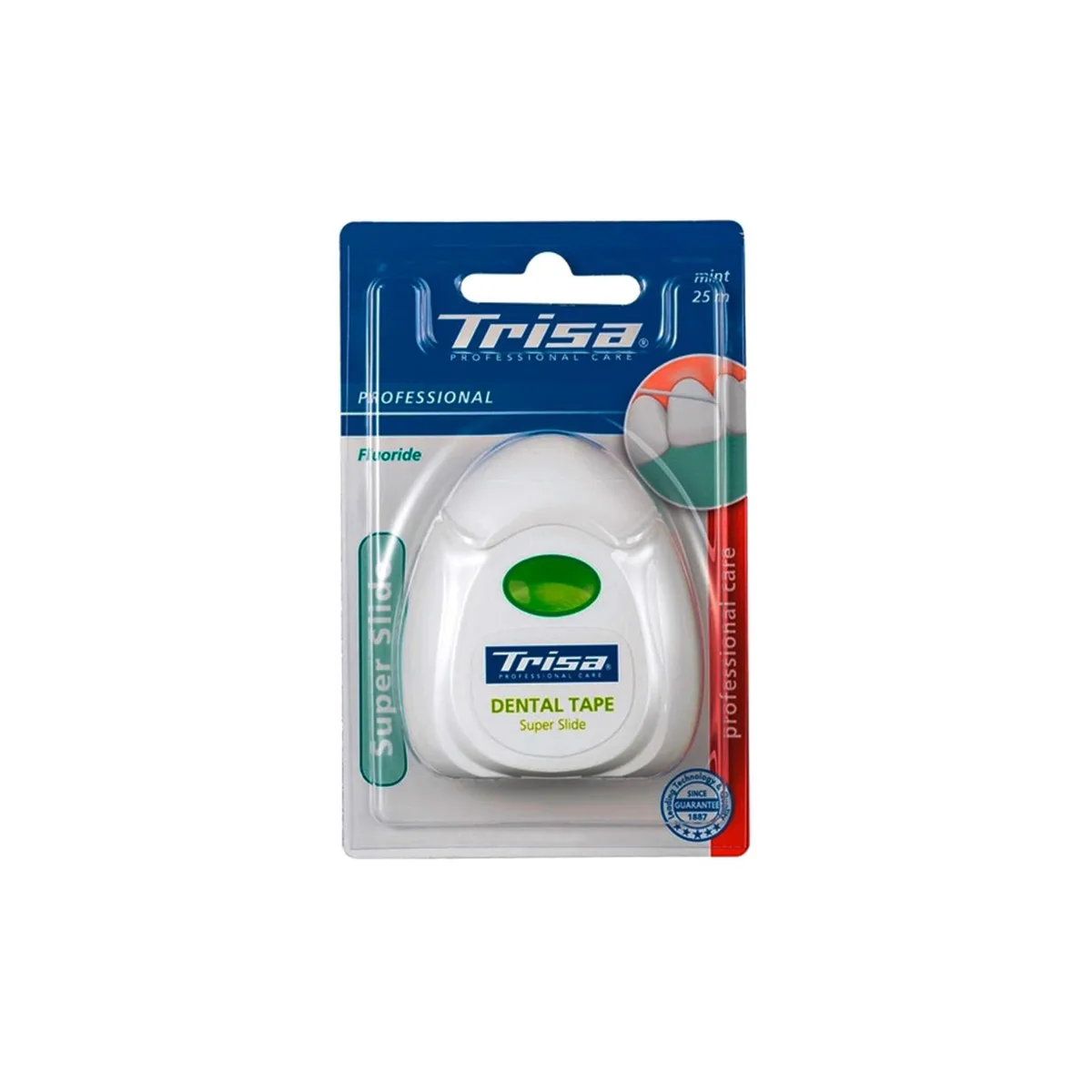 Trisa Dental Tape Super Slide With Mint 25 M