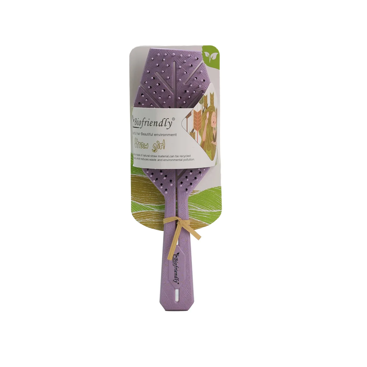 Bio Friendly Straw Girl Hair Brush No 5549-M2 523C