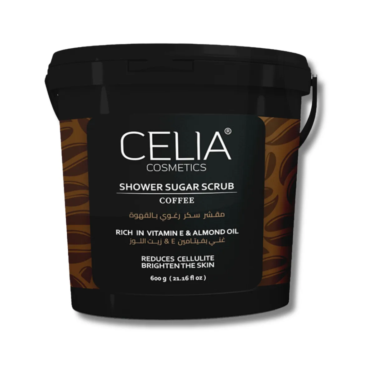 Celia Shower Suger Scrub With Coffee & Almond Oil 600 G