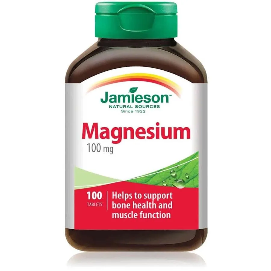 Jamieson Magnesium 100 mg 100 Tab