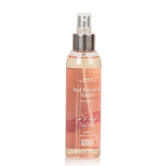 ريديانس معطر التوت الأحمر والفانيليا للشعر والجسم ١٥٠ مل