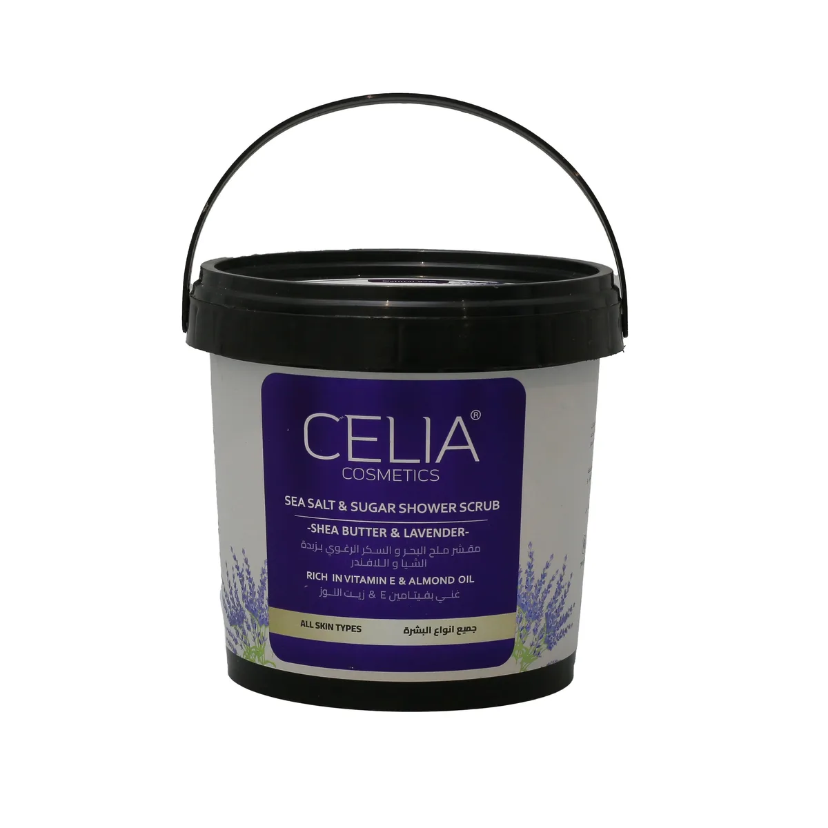 Celia Sea Salt & Suger Scrub With Shea Butter Lavender 600 G