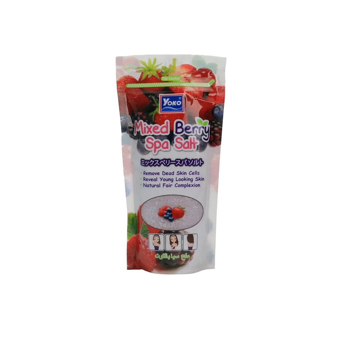 YOKO SPA SALT 300 Gm MIXED BERRY