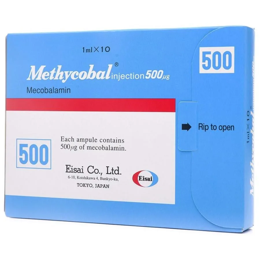 Methycobal 500 Mcg Ampoule 10pcs 1 ml