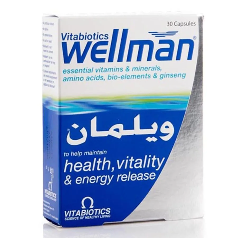 Wellman Health. Vitality & Energy Release 30 Caps