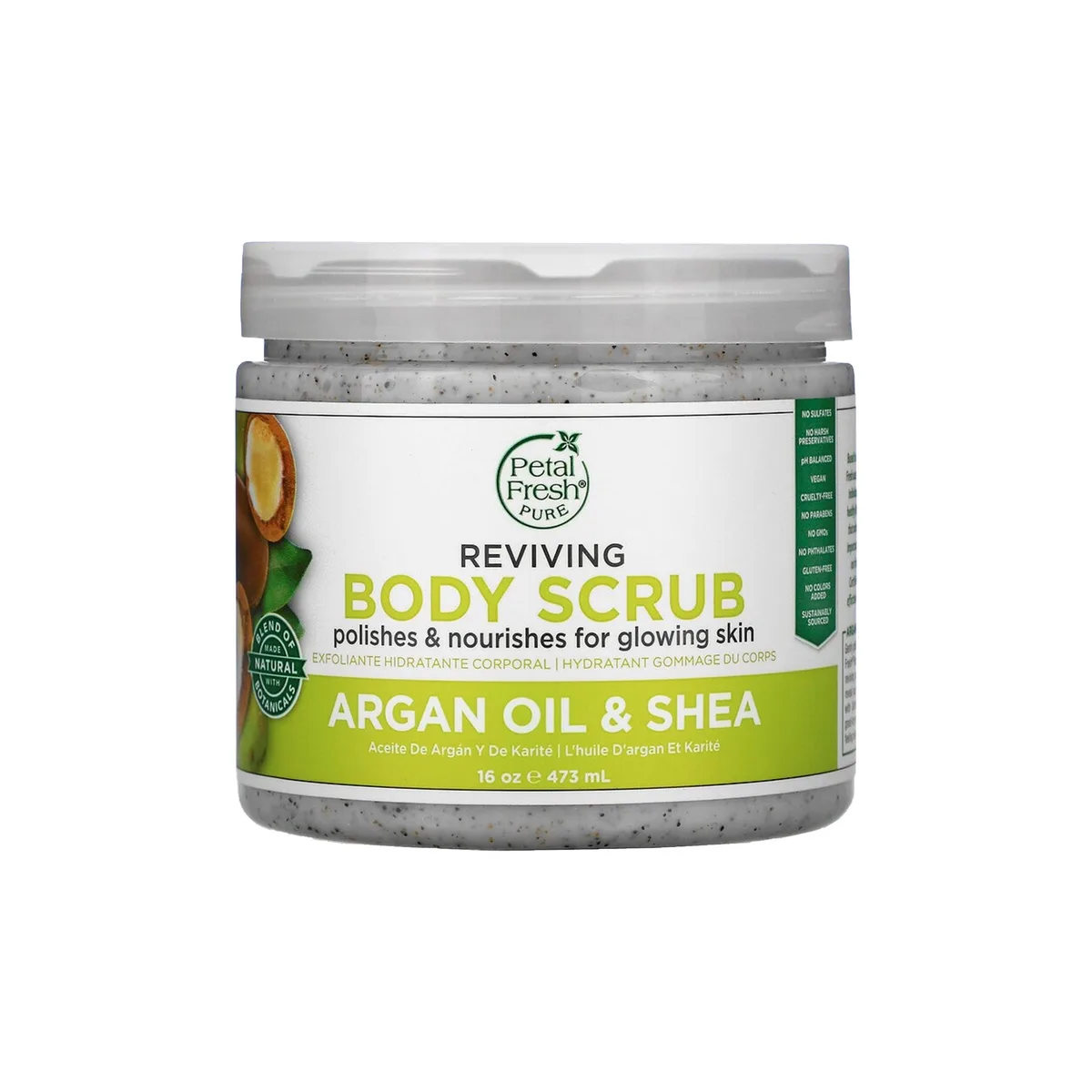 Petal Fresh Pure Argan Shea Body Scrub 473 Ml